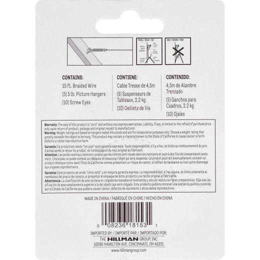 5 lb Picture Hanging Set