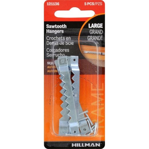 Large Zinc Nail-In Self-Leveling Hanger-5/Pack