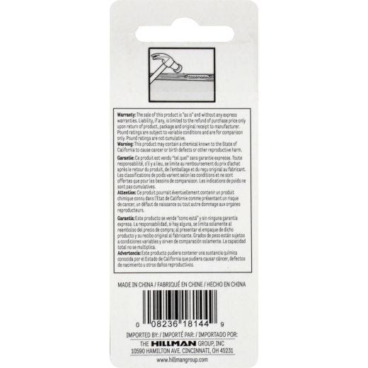 Small Zinc Nail-In Self-Leveling Hanger-6/Pack