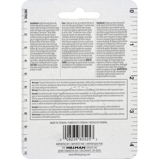 Hidden Mirror Holders Large Set-2/Pack
