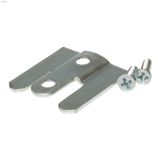 1\" x 1\" Zinc Flush Mount Hanger-2\/Pack
