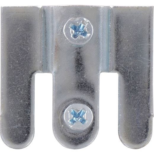 1" x 1" Zinc Flush Mount Hanger-2/Pack
