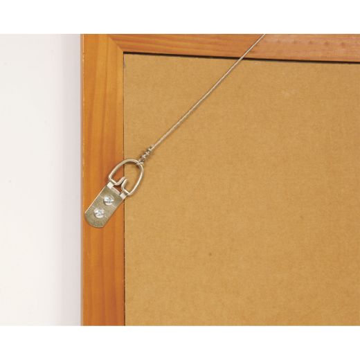 Large Zinc Flat D-Ring Hanger-4/Pack