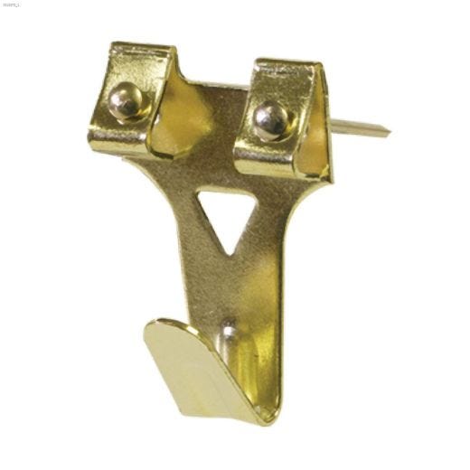 Brass Plated Two Nail Pro-Hanger-3\/Pack