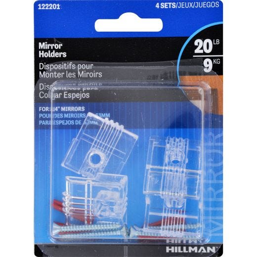 Heavy Duty Mirror Holder Kit-4/Pack