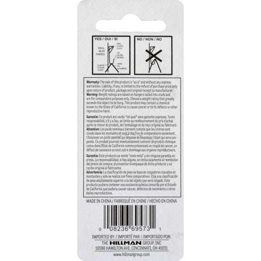 Steel Brass Plated Standard Hanger-3/Pack