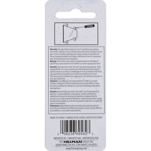 Ensemble porte-miroir en plastique avec vis-4/paquet