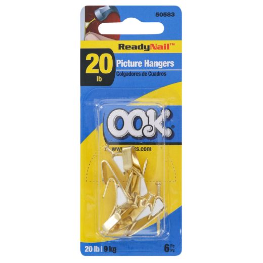 20 lb Ready Nail Hanger-6/Pack