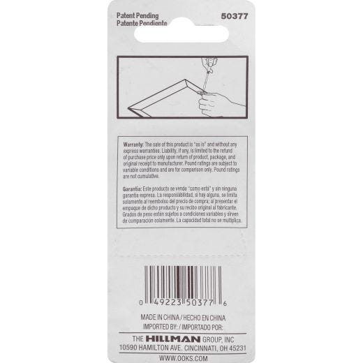 Single Hole Ready Nail D-Ring Hanger-3/Pack