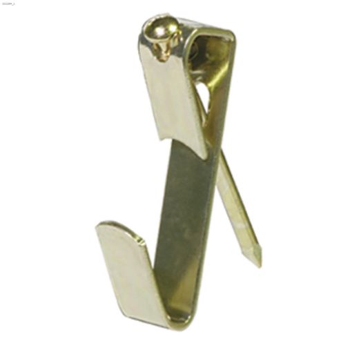 Brass Plated Standard Hanger With Nail