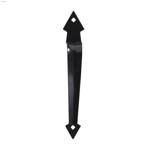 10\" Black Ornamental Door Pull