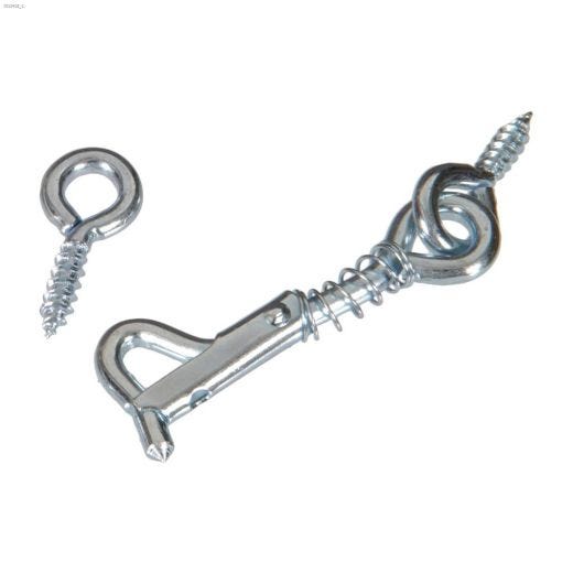 2\" Zinc Plated Safety Hook & Eye
