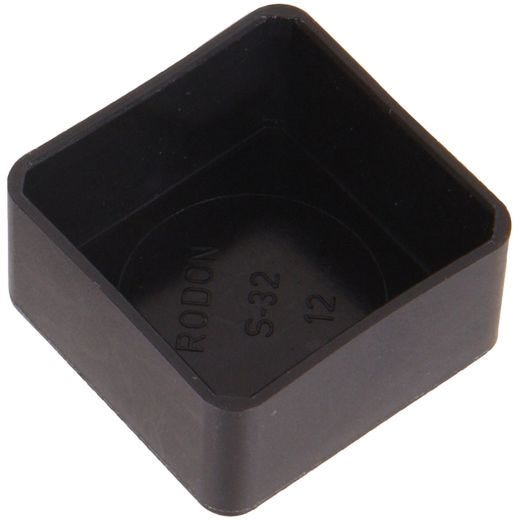 1/2" Plastic Square Cap-2/Pack