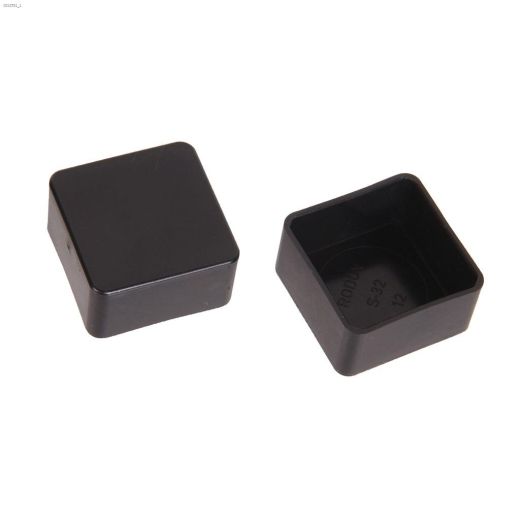 3\/4\" Plastic Square Cap-2\/Pack