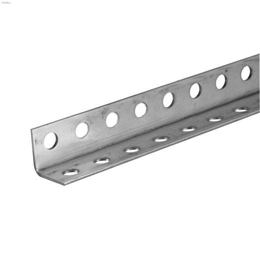 1-1\/4\" x 1-1\/4\" x 4' 16 Gauge Perforated Angle Bar