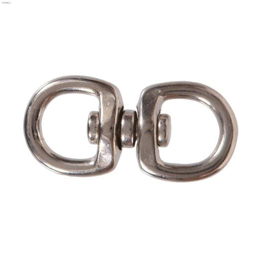 5\/8\" x 2-1\/2\" Nickel Plated Double Eye Swivel