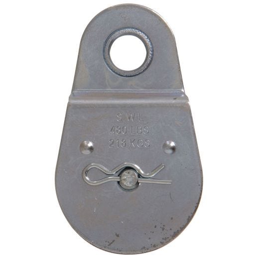 2" Sheave Heavy Duty Single Sheave Fixed Eye Pulley