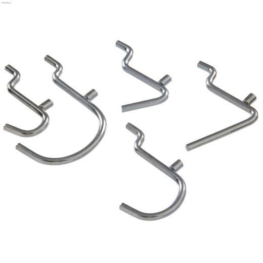 Zinc Plated Utility Peg Hook Kit-26\/Pack