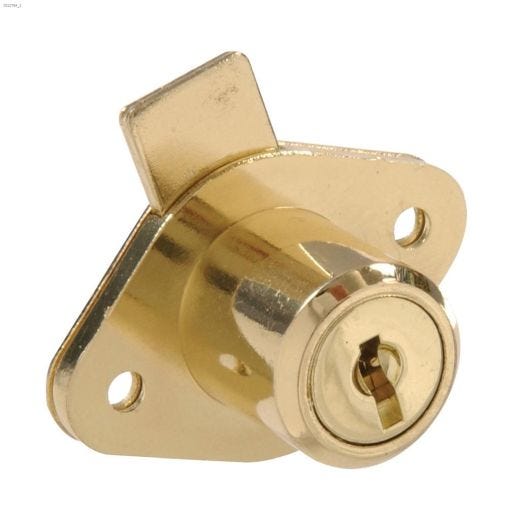 Brass Plated Drawer Lock