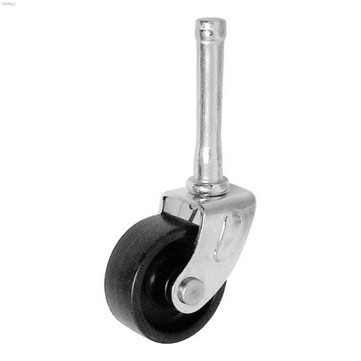 1-1\/4\" White Light Duty Swivel Plate Caster