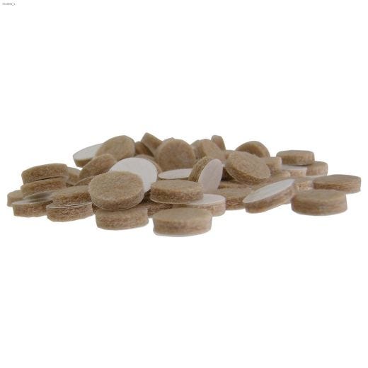 Surface Gard\u00ae 3\/8\" Beige Medium Duty Self-Adhesive Felt Pad