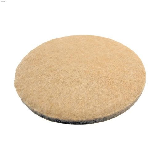 Felt Gard\u00ae 2\" Beige Heavy Duty Round Self-Adhesive Felt Pad