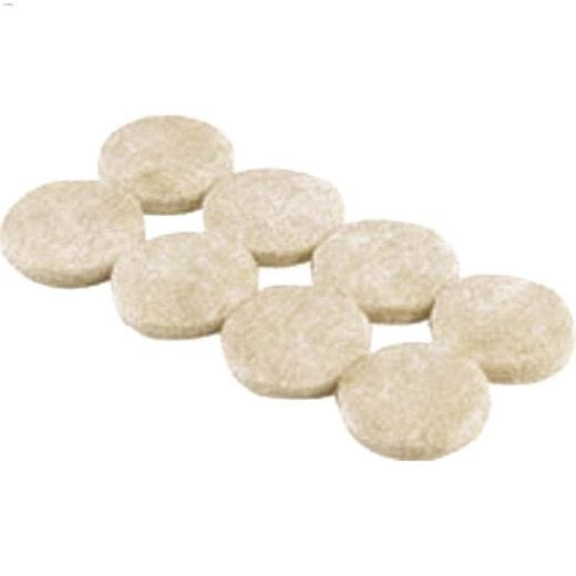 3/4" Beige Heavy Duty Round Self-Adhesive Felt Pad