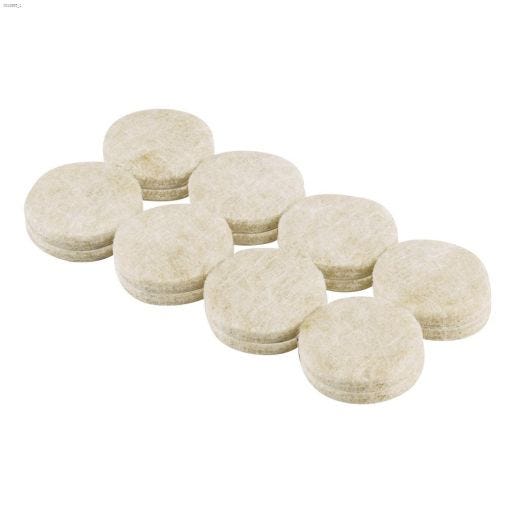 Felt Gard\u00ae 1\" Beige Heavy Duty Self-Adhesive Felt Pad