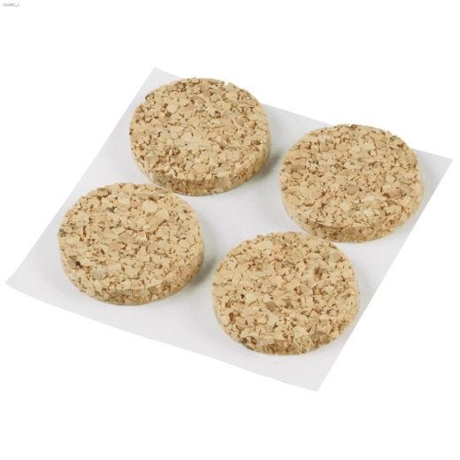 Surface Gard\u00ae 3\/4\" Round Self-Adhesive Cork Pad