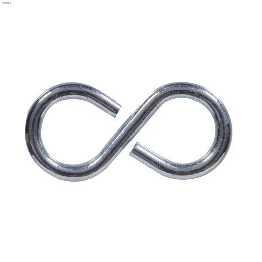 0.148\" x 2-1\/8\" Zinc Plated 8-Hook-3\/Pack