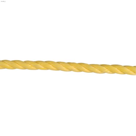 3\/16\" x 50' Yellow Medium Duty Twisted Rope