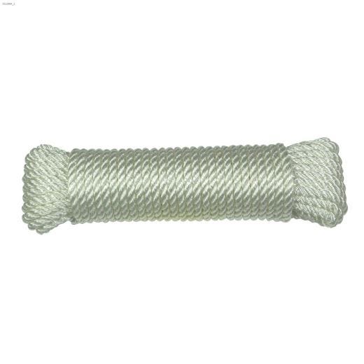 1\/4\" x 100' White Heavy Duty Twisted Rope