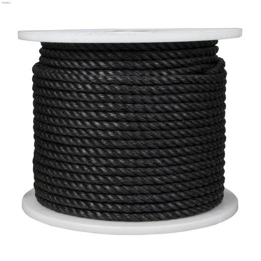 1\/2\" x 335' Black Twisted Rope