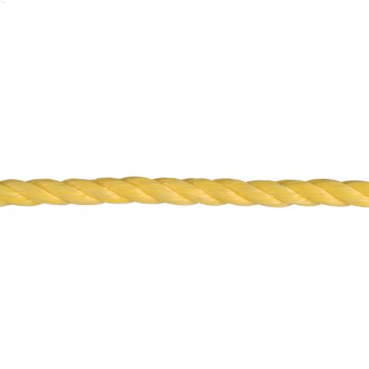 3\/4\" x 150' Yellow Medium Duty Twisted Rope