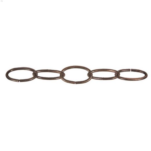 #100 x 197' Black Decorative Oval Chain