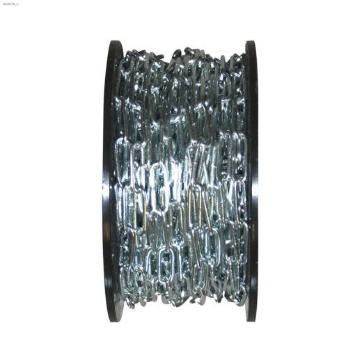 #4 x 100' Zinc Plated Straight Link Coil Chain