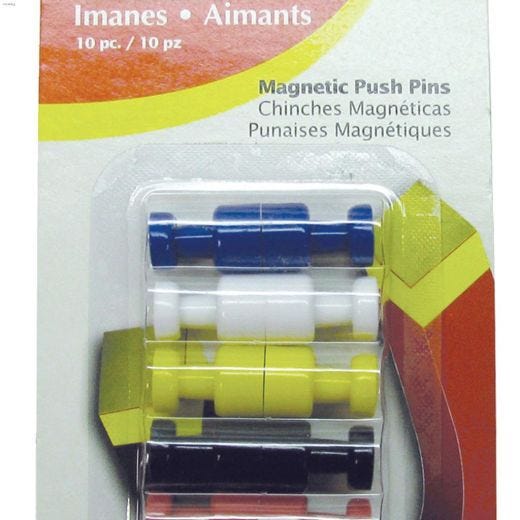 Magnetic Push Pin-10\/Pack