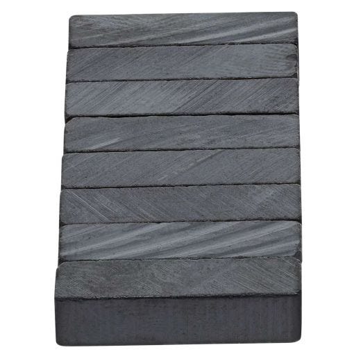 1/4" x 7/8" Ceramic Magnetic Block