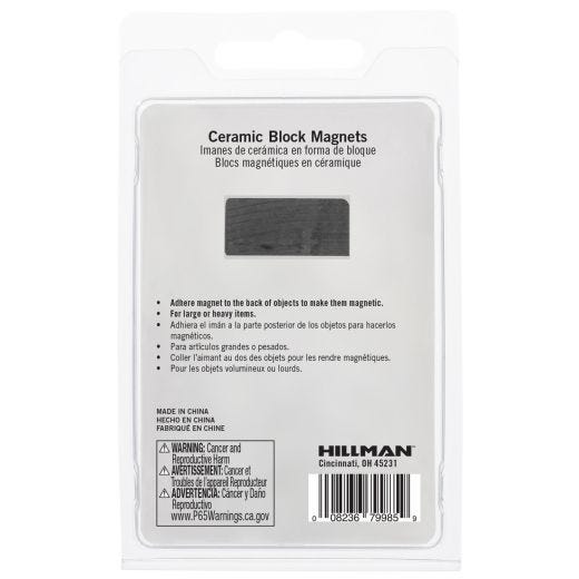 7/8" x 1-7/8" Ceramic Magnetic Block