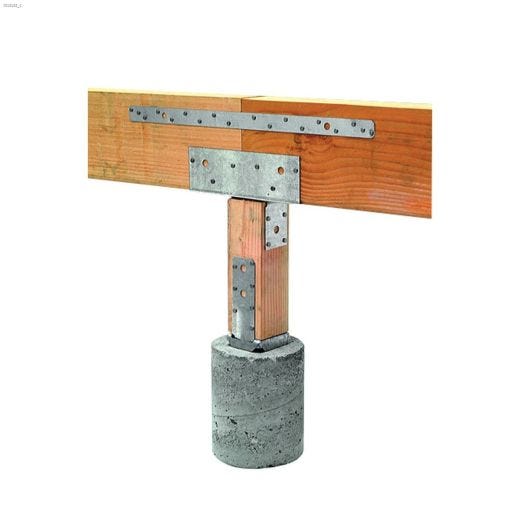 18\" x 1-1\/4\" Galvanized Steel Strap Tie