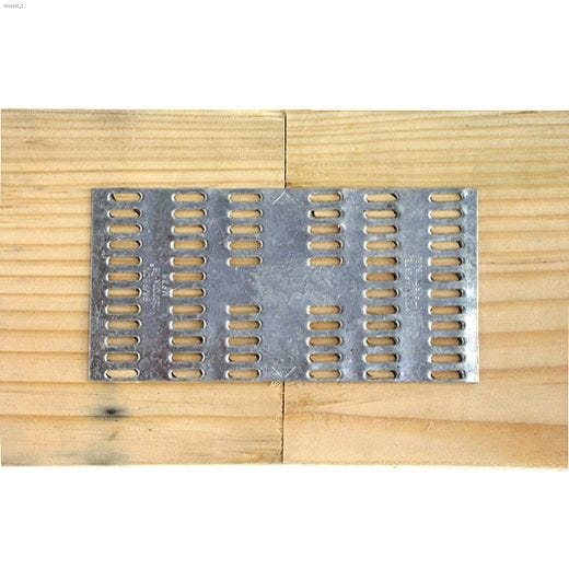 6\" x 3\" Galvanized Steel Mending Plate