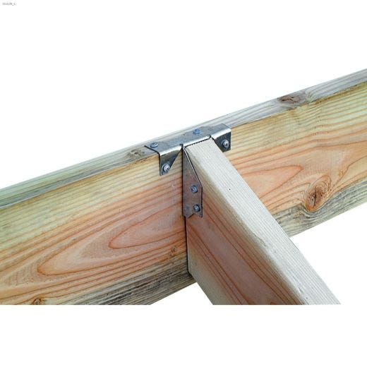 6\" x 6\" Galvanized Steel Ridge Rafter Connector