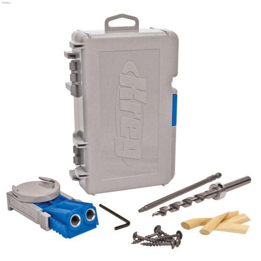 Kreg Jig\u00ae Junior Pocket Hole Jig 3\/8\" Glass Filled Nylon