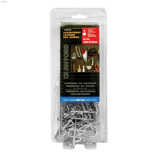 Stinson\u00ae Light Duty 47-Piece 1\/8\" Assorted Peghook