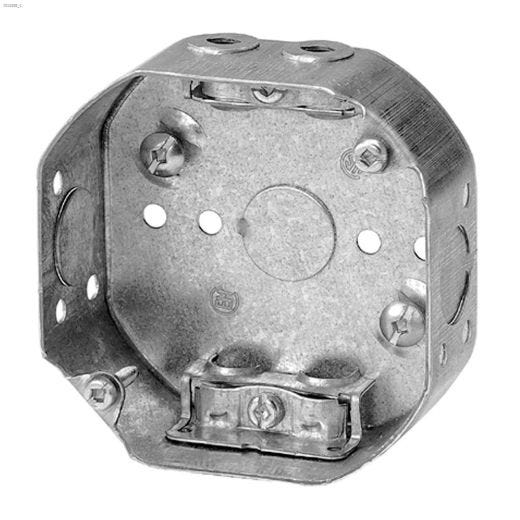 4\" x 1-1\/2\" Rugged Metallic LA Octagon Device Box