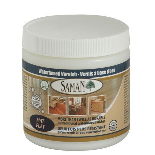 473 mL Water-Based Flat Varnish