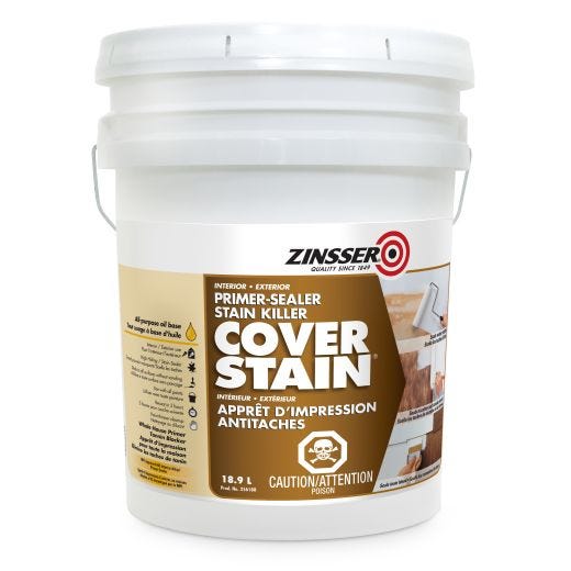 Cover Stain 18.9 L Flat White Primer