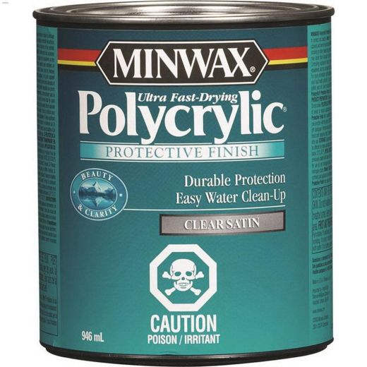 946 mL Satin Crystal Clear Drying Protective Finish