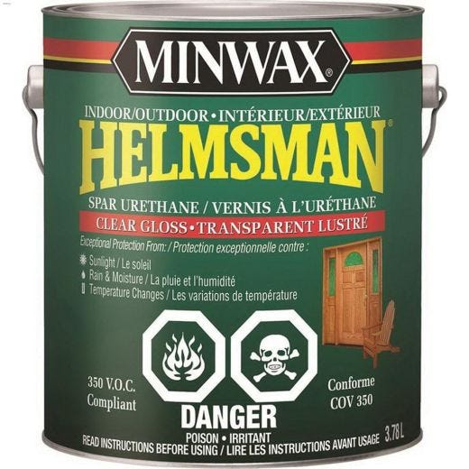 Helmsman\u00ae 3.78 L Gloss Clear Spar Urethane Protective Finish