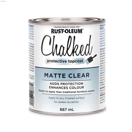 887 mL Can Matte Clear Topcoat Chalked Protective Topcoat